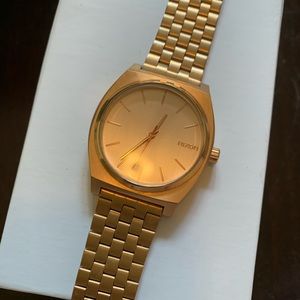 Nixon rose gold Time Teller women’s watch
